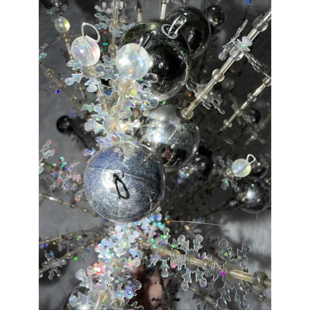 Pier 1 One Imports Christmas Tree Garland Sticks Silver NEW Gift Holiday NWT